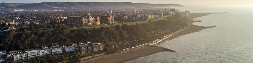 Folkestone from the air image